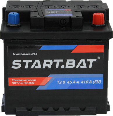 Автомобильный аккумулятор СтартБат 6СТ-45 VLR Euro 410А R+ / 545104024 (45 А/ч)
