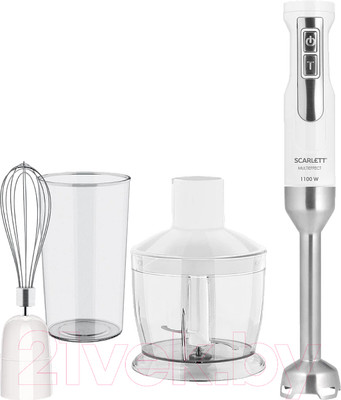 Блендер погружной Scarlett SC-HB42F09 (белый)