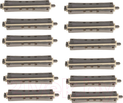 Бигуди Dewal Прямые 16мм (12шт, серый)