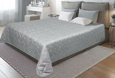 Покрывало Nivasan Модерн 240x240 / P.Md 240-11 (серый)