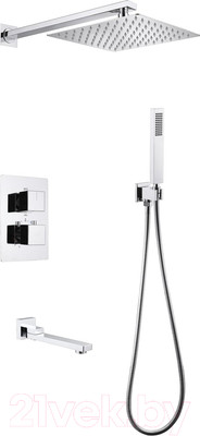 Душевая система со смесителем Abber Daheim AF8250 (хром)