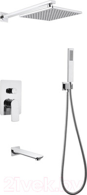 Душевая система со смесителем Abber Wasser Insel AF8017 (хром)