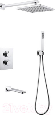 Душевая система со смесителем Abber Wasser Insel AF8050 (хром)