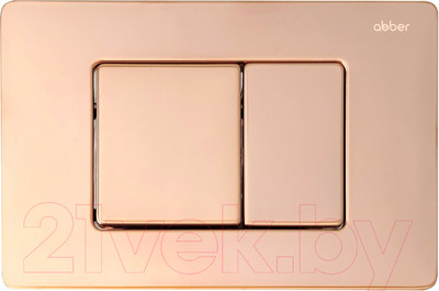 Кнопка для инсталляции Abber AC0120RG (розовое золото)