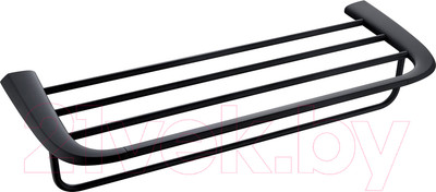 Полка для полотенца Abber Nord AA1554B (черный матовый)