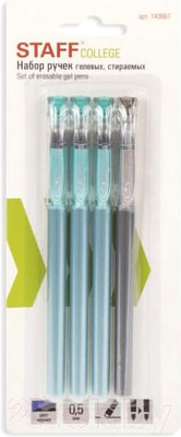 Набор гелевых ручек Staff College / 143667 (4шт)