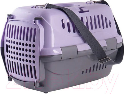 Переноска для животных ZooExpress Турне 16222 (М, фиолетовый)