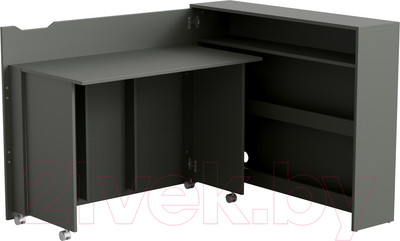 Письменный стол Mio Tesoro Luis (серый графит)