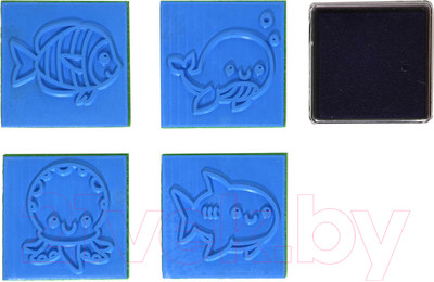 Набор штампов для творчества Каляка-Маляка Морские жители / ШККМ-У