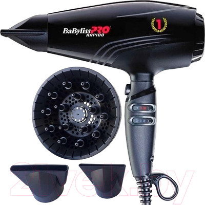 Профессиональный фен BaByliss Pro Rapido Ferrari / BAB7000IE (черный)
