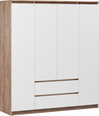 Шкаф Soma ШК-4 (дуб крафт золотой/белый)