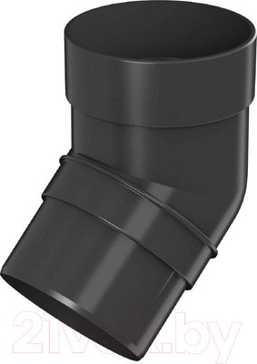 Колено трубы водосточной Технониколь Оптима 135 градусов / 073464 (черный)