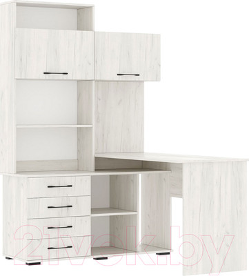 Письменный стол Памир ПКС-11 правый (крафт белый)