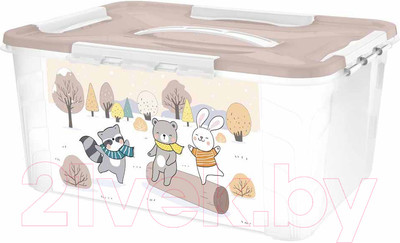 Контейнер для хранения Пластишка 431325116 (белый)