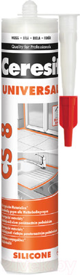 Герметик силиконовый Ceresit CS 8 Универсальный (280мл, прозрачный)