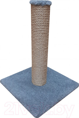 Когтеточка Bast Столбик 40 (джут, серый)