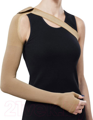 Рукав компрессионный Tonus Elast 0403-02 Lux 2 К.К (XL, карамельный)