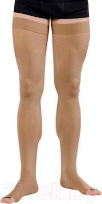 Чулки компрессионные Tonus Elast 0403 Lux 2кл без мыска (р.4/рост 2, карамельный)