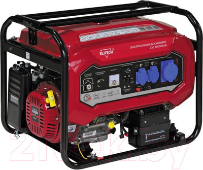Бензиновый генератор Elitech БЭС 10000ЕAМ