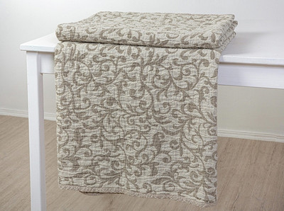 Плед Pole Kvetak (Беларускі лён) 220x155 22С158-ШР/у./л.с.уп. (330 Злато сорт1)