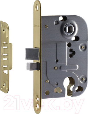 Корпус врезного замка Нора-М КЗВ-118 (золото)