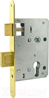 Корпус врезного замка Нора-М КЗВ 4-3 (золото)