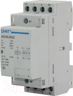 Контактор Chint NCH8-20/22 20A 2НЗ+2НО AC220/230В 50Гц (R) / 256087