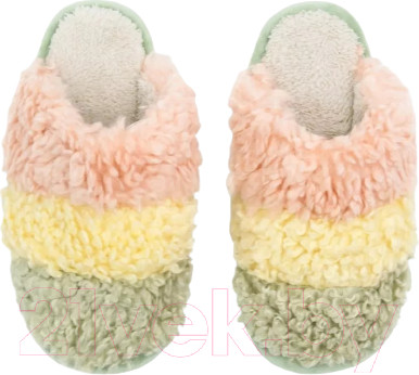 Тапочки домашние Amaro Home Lamb Закрытый нос / HOME-4021La-Z-38 (р.38-39, зеленый)