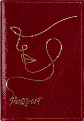 Обложка на паспорт Brauberg Impression / 238211 (красный)