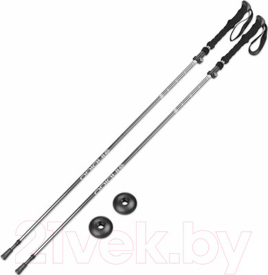 Палки для скандинавской ходьбы Indigo Sport FL-36-5 (85-135см, серый)