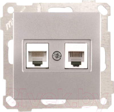 Розетка Mutlusan Daria 2100 139 0182 (серебристый)