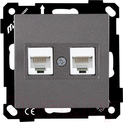 Розетка Mutlusan Elitra 2270 138 0195 (дымчатый)