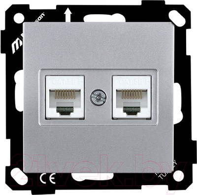 Розетка Mutlusan Elitra 2270 138 0192 (серебристый)