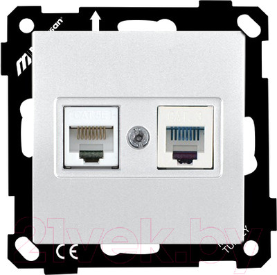 Розетка Mutlusan Elitra 2270 139 0101 (белый)