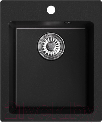 Мойка кухонная Mixline ML-GM14 551910 (ультра-черный)