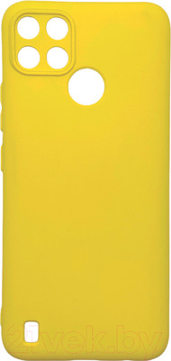 Чехол-накладка Case Coated для Realme C21Y (желтый)
