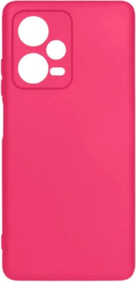 Чехол-накладка Case Coated для Redmi Note 12 Pro (темно-красный)