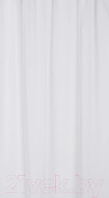 Шторка-занавеска для ванны Home One Linen 180x200 / 412877 (белый)