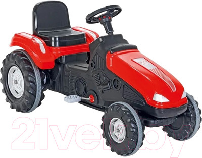 Каталка детская Pilsan Трактор Mega / 07321 (красный)