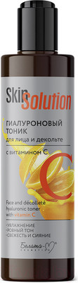 Тоник для лица Белита-М Skin Solution Гиалуроновый с витамином С (200мл)