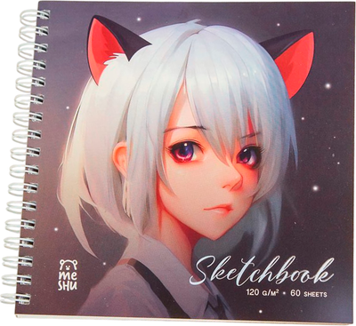 Скетчбук Meshu Neko / MS_53036 (60л)