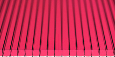 Сотовый поликарбонат Sotalight 6000x2100x6мм (гранат)