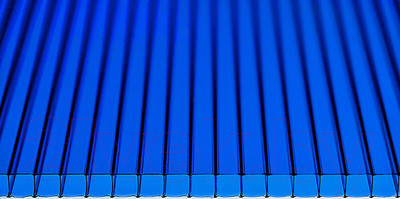 Сотовый поликарбонат Sotalight 6000x2100x6мм (синий)