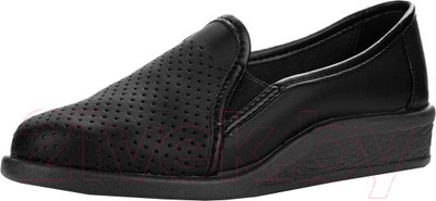 Туфли рабочие Floare Женские с перфорацией 55110105 (р.39, черный)