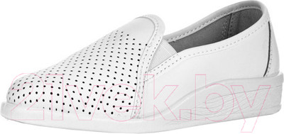 Туфли рабочие Floare Женские с перфорацией 55110108 (р.36, белый)