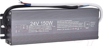 Блок питания на DIN-рейку КС HDR-150W 110-250VАС 24VDC 6.3A IP67 / hdr-150-24