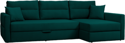 Диван угловой Mio Tesoro Лира правый (Velutto 20)