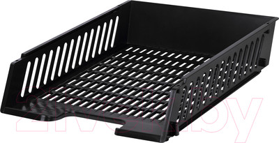 Лоток для бумаг Brauberg Maxi / 231141 (черный)