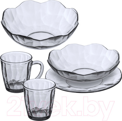 Набор столовой посуды No Brand Black Diamond 50557 (25пр)