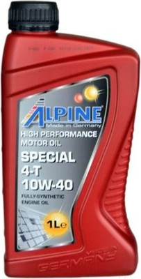 Моторное масло ALPINE Special 4T 10W40 / 0121461 (1л)